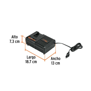 Cargador rápido de baterías de ion litio 20V, TRUPER PRO