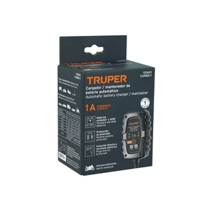 Cargador / mantenedor de 1 A para baterías de 6/12V, TRUPER
