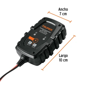 Cargador / mantenedor de 1 A para baterías de 6/12V, TRUPER