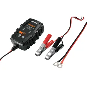 101610 / CARBA-1 Cargador de 1 A para baterías de 6 y 12 V, TRUPER