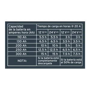 Cargador de baterías 20 A, arrancador de 100A, 12V/24V