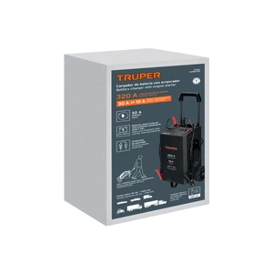 Cargador de baterías 50A, arrancador de 500A, 12V/24V