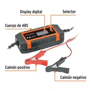 Cargador de 4 Amperes para baterías de 6V /12V