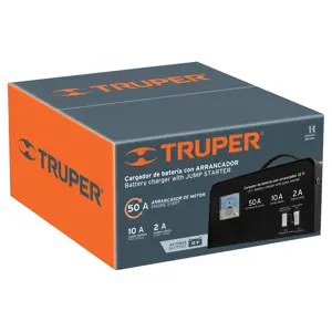 13027 / CARBA-50 Cargador de 50 A para baterías de 12 V, TRUPER