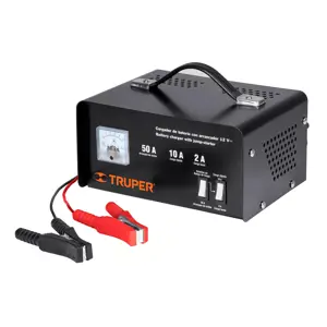 13027 / CARBA-50 Cargador de 50 A para baterías de 12 V, TRUPER