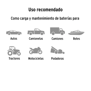 Cargador c/arrancador de 75 A para baterías de 6/12V, EXPERT