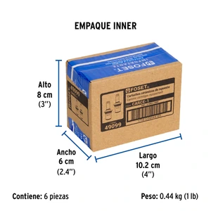 Bolsa con 2 cartuchos cerámicos para mezcladoras, Foset