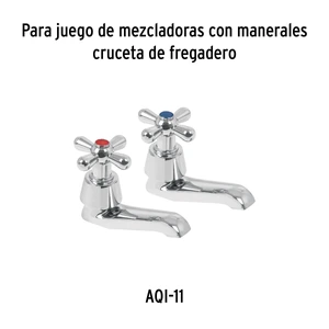 Bolsa con 2 cartuchos cerámicos para llave AQI-11, Foset