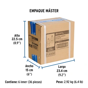 Bolsa con 2 cartuchos cerámicos para llave AQI-11, Foset