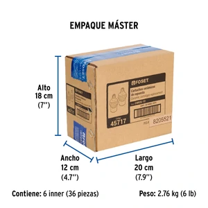 Foset Bolsa con 2 cartuchos cerámicos p/F-317E, 318E, 319E y 320E