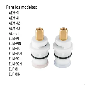 Juego de 2 cartuchos cerámicos, Foset