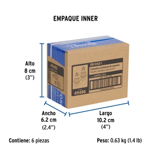 Bolsa con 2 cartuchos cerámicos para mezcladora AQF-86,Foset