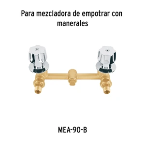Foset Bolsa con 2 cartuchos cerámicos para llaves de empotrar