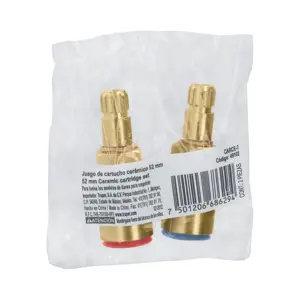 49102 / CARCE-7 Foset Bolsa con 2 cartuchos cerámicos para llaves de empotrar