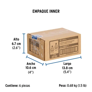 Foset Bolsa con 2 cartuchos cerámicos para llaves de empotrar