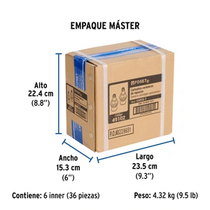 Foset Bolsa con 2 cartuchos cerámicos para llaves de empotrar