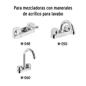 Foset Bolsa con 2 cartuchos cerámicos para mezcladoras plásticas