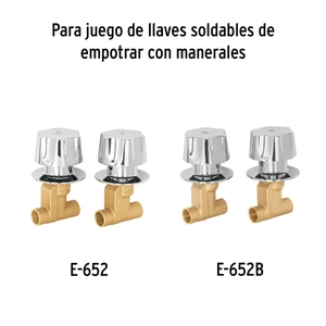 Foset Cartucho de compresión para llaves de empotrar, Basic y Aqua