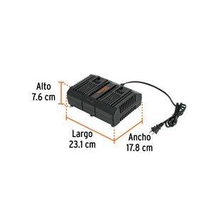 Cargador dual de baterías de ion litio 20V, TRUPER PRO
