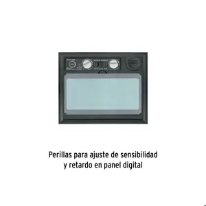 Truper Careta electrónica p/soldar, panel digital, calavera, 9 a 13