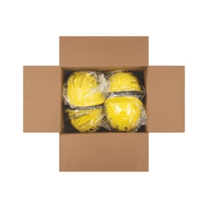 Casco de seguridad, ajuste de matraca, amarillo, Truper