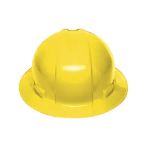 Casco de seguridad ala ancha, amarillo, Truper