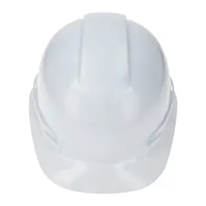 Casco de seguridad, ajuste de matraca, blanco, Truper