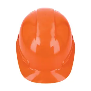 Casco de seguridad, ajuste de matraca, naranja, Truper