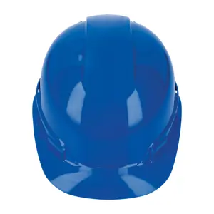 Casco de seguridad, ajuste de matraca, azul, Truper