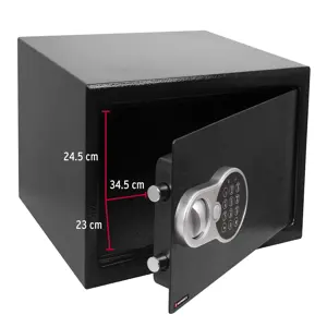 Caja de seguridad electrónica, mediana, Hermex