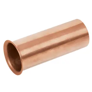 Foset Casquillo de cobre p/ contracanasta fregadero, 10 cm, 1-1/2