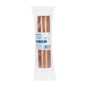 Foset Casquillo de cobre p/ contracanasta fregadero, 15 cm, 1-1/2
