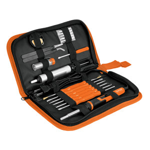 102424 / CAU-25ERK Truper Kit soldadura electrónica con cautín de 25 W, temp regulable