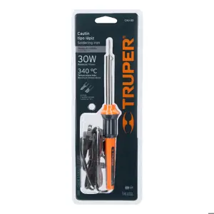 17545 / CAU-30 Cautín 30 W tipo lápiz para trabajo ligero, Truper