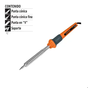 17547 / CAU-60 Cautín 60 W tipo lápiz para trabajo pesado, Truper