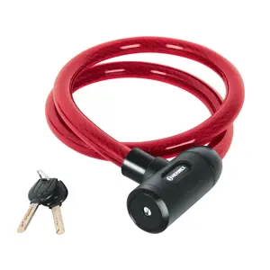 43921 / CB-20 Candado de cable con llave, 20 mm X 1.20 m, Hermex