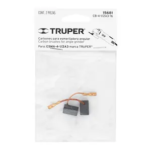 Bolsa con 2 carbones de repuesto para ESMA-4-1/2A3, TRUPER