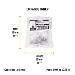 Bolsa con 2 carbones de repuesto para ESMA-4-1/2A3, TRUPER