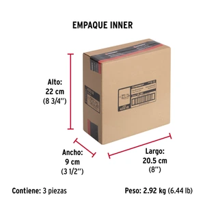 Cerradura de barra libre, izquierda, Hermex