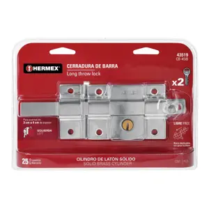 43519 / CB-45IB Cerradura de barra libre, izquierda, blíster, Hermex