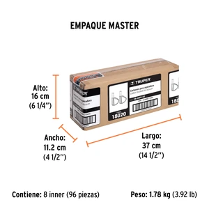 Bolsa con 2 carbones de repuesto para ASPI-03, TRUPER