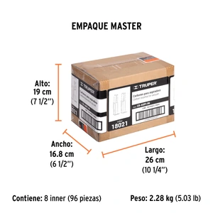Bolsa con 2 carbones de repuesto para ASPI-06, TRUPER