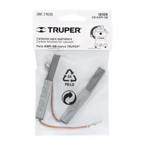 Bolsa con 2 carbones de repuesto para ASPI-08, TRUPER