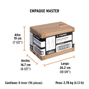 Bolsa con 2 carbones de repuesto para ASPI-12, TRUPER