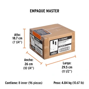 Bolsa con 2 carbones de repuesto para ASPI-16X, TRUPER