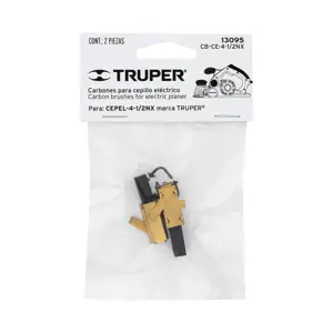Bolsa con 2 carbones de repuesto para CEPEL-4-1/2NX, TRUPER