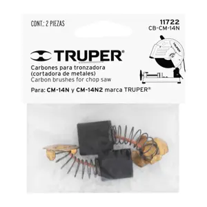 Bolsa con 2 carbones de repuesto para CM-14N, TRUPER