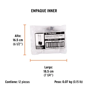 Bolsa con 2 carbones de repuesto para ESMA-4-1/2A12, TRUPER