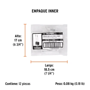 Bolsa con 2 carbones de repuesto para ESMA-4-1/2N3, TRUPER