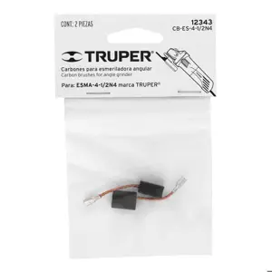 Bolsa con 2 carbones de repuesto para ESMA-4-1/2N4, TRUPER
